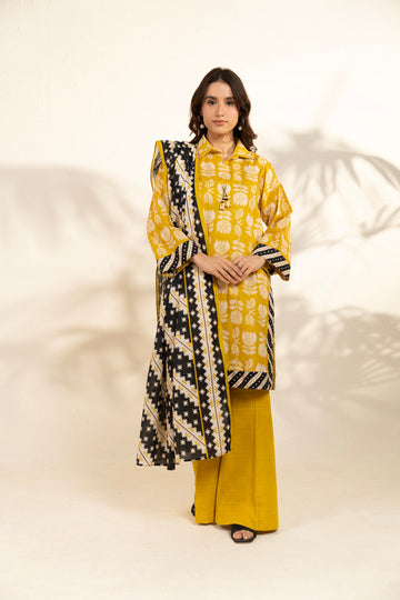 Alkaram FW-127-25-1-Yellow Online Shopping